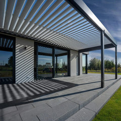 Buddy Lamellendach PERGOLA SB 400 - DIY - Wandmontage - Terrassendach-Buddy — Ansicht 5