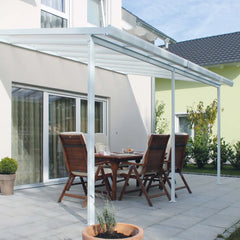 Terrassendach Bausatz Buddy Easy - 10 mm Polycarbonat - einfache Montage – [variant_title] – Terrassendach Wandmontage — Ansicht 5
